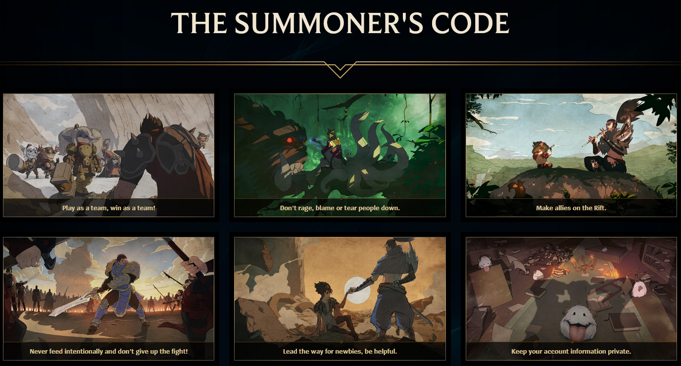 League of Legends Summoner's Code