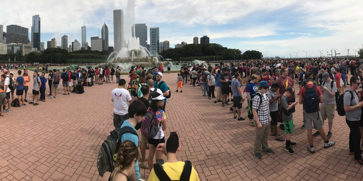 Pokemon Go Fest lines