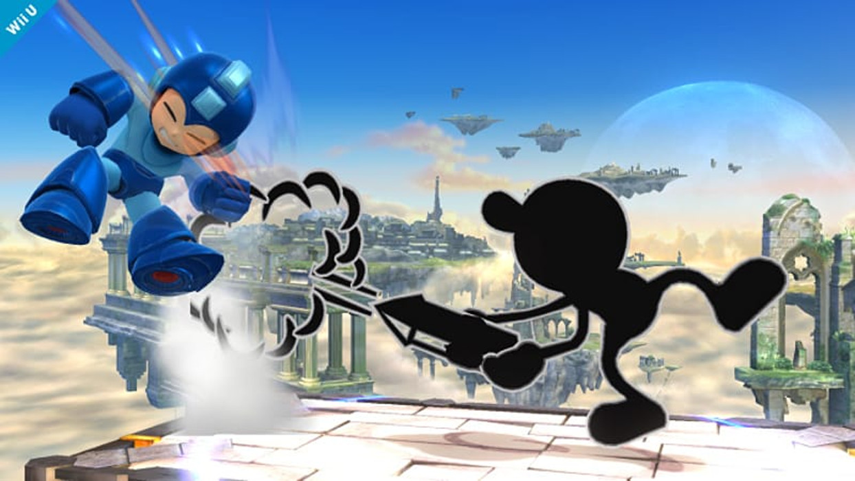 super smash bros 4 mr game and watch