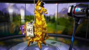 Gold llama Fortnite